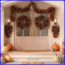 Mackenzie-Childs Fall On The Farm Wreath 29 dia, 9 deep NEW Mackenzie-Childs Fall On The Farm Wreath 29 dia, 9 deep NEW