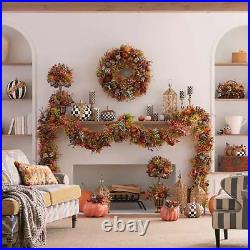 Mackenzie-Childs Fall On The Farm Wreath 29 dia, 9 deep NEW Mackenzie-Childs Fall On The Farm Wreath 29 dia, 9 deep NEW