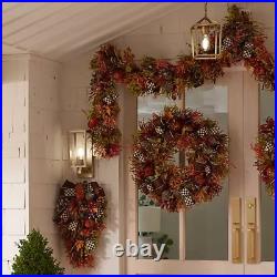 Mackenzie-Childs Fall On The Farm Wreath 29 dia, 9 deep NEW Mackenzie-Childs Fall On The Farm Wreath 29 dia, 9 deep NEW