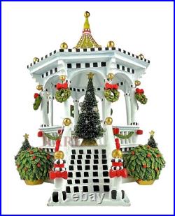 Mackenzie-Childs Patience Brewster Caroler Gazebo Display With Trees New No Box