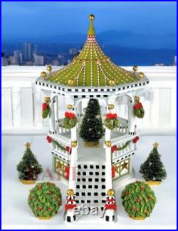 Mackenzie-Childs Patience Brewster Caroler Gazebo Display With Trees New No Box