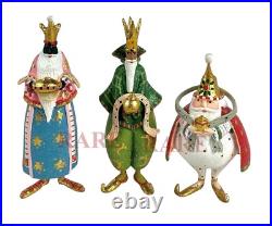 Mackenzie-Childs Patience Brewster Nativity Mini Figures Introduction Set of 13 Mackenzie-Childs Patience Brewster Nativity Mini Figures Introduction Set of 13