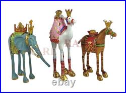 Mackenzie-Childs Patience Brewster Nativity Mini Figures Introduction Set of 13 Mackenzie-Childs Patience Brewster Nativity Mini Figures Introduction Set of 13
