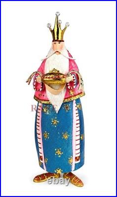 Mackenzie-Childs Patience Brewster Nativity World Magi Figures White New No Box