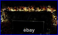 Mackenzie Childs Ribbon Courtly Checkse Fall Holiday Lighted 9 Foot Garland