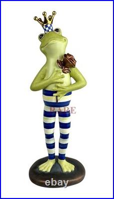Mackenzie-Childs Royal Fergal The Frog With Flower Décor New No Box