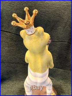 Mackenzie-Childs Stirling Check Fergal The Frog With Snail New No Box