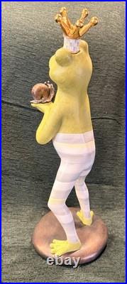 Mackenzie-Childs Stirling Check Fergal The Frog With Snail New No Box