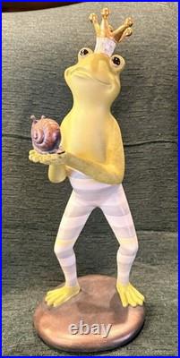 Mackenzie-Childs Stirling Check Fergal The Frog With Snail New No Box