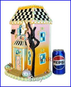 Mackenzie-Childs Trick or Treat Illuminated Sweets Mansion New Box