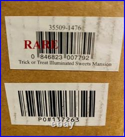 Mackenzie-Childs Trick or Treat Illuminated Sweets Mansion New Box