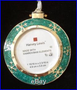 Made with SWAROVSKI Harvey Lewis Christmas Ornament Decoration Circle NEW