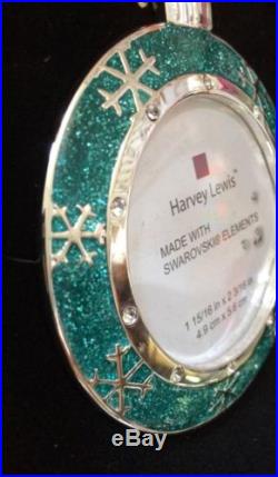 Made with SWAROVSKI Harvey Lewis Christmas Ornament Decoration Circle NEW