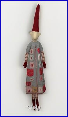 Maileg Danish Hanging Pixie Advent Calendar Girl Doll 58 Tall