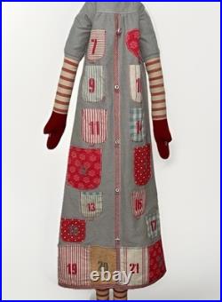 Maileg Danish Hanging Pixie Advent Calendar Girl Doll 58 Tall