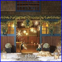 Majestic Holiday Garland 9ft Set of 2 Christmas Decor Green Indoor Outdoor