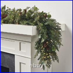 Majestic Holiday Garland 9ft Set of 2 Christmas Decor Green Indoor Outdoor