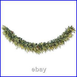 Majestic Holiday Garland 9ft Set of 2 Christmas Decor Green Indoor Outdoor
