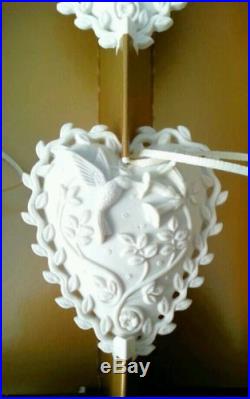 Margaret Furlong Love Quartet porcelain cross ornament 1999