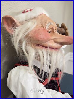 Mario Chiodo Studios Elf & Bear 28 Christmas Workshop Decor Sculpture