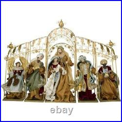 Mark Roberts 2020 Collection Tableau Nativity 39×29 Inches Set of 5 Figurines