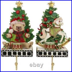 Mark Roberts Christmas 2022 Toy Stocking Holder, Assortment Of 2 11.5 Inches