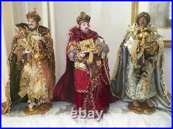 Mark Roberts Florentine Christmas Nativity Figurines 5 Pc Set 19 #51-76340