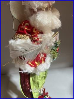 Mark Roberts Frontgate Santa Fairy Stocking Holder For Mantle Christmas Rare Mark Roberts Frontgate Santa Fairy Stocking Holder For Mantle Christmas Rare