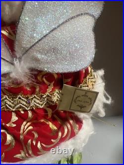 Mark Roberts Frontgate Santa Fairy Stocking Holder For Mantle Christmas Rare Mark Roberts Frontgate Santa Fairy Stocking Holder For Mantle Christmas Rare