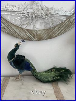 Mark Roberts Green & Blue Festive Peacock