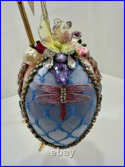 Mark Roberts Jeweled Egg Ornament 7 Easter Egg Firefly Limited Edition