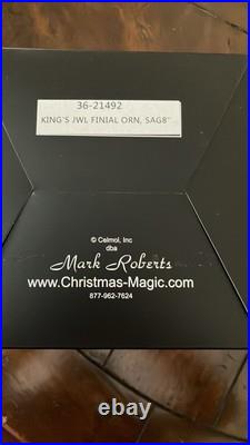 Mark Roberts King's Jewel Finial Limited Edition Ornament 8