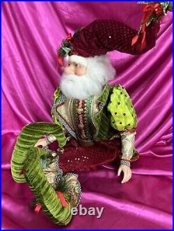 Mark Roberts Santa Doll Elf Fairy Holly Mistletoe Christmas Shelf Sitter 35 HTF