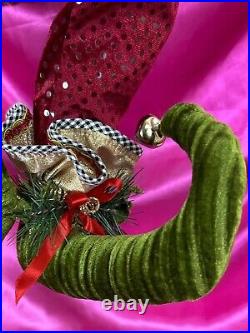 Mark Roberts Santa Doll Elf Fairy Holly Mistletoe Christmas Shelf Sitter 35 HTF
