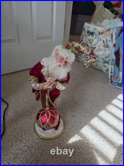 Mark Roberts Vtg Christmas Elf Stocking Holder Jester Fairy Collectible RARE