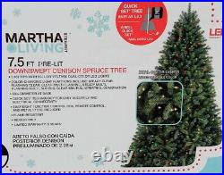 Martha Stewart 7.5 Ft Denison Christmas Tree Remote Control Clear And Multicolor
