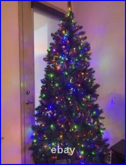 Martha Stewart 7.5′ Long Needle Pine Tree Multicolor Lights