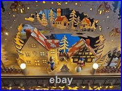 Martha Stewart Christmas Advent Calendar LED Lighted Wood Cut Out 2020