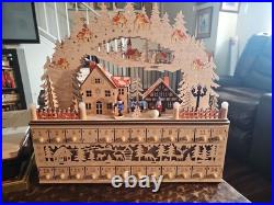 Martha Stewart Christmas Advent Calendar LED Lighted Wood Cut Out 2020