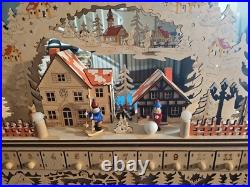 Martha Stewart Christmas Advent Calendar LED Lighted Wood Cut Out 2020