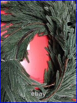 Martha Stewart GARLAND REAL TOUCH BALSAM PINE EVERGREEN Mantle Cascading 6 ft