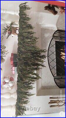 Martha Stewart GARLAND REAL TOUCH BALSAM PINE EVERGREEN Mantle Cascading 6 ft