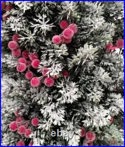 Martha Stewart GARLAND REAL TOUCH BALSAM PINE EVERGREEN Mantle Cascading 6 ft