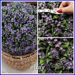 Martha Stewart LARGE TOPIARY PLANT BALL PURPLE JASMINE LILAC FERN 54-56 HTF NEW