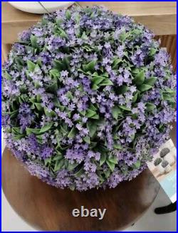 Martha Stewart LARGE TOPIARY PLANT BALL PURPLE JASMINE LILAC FERN 54-56 HTF NEW
