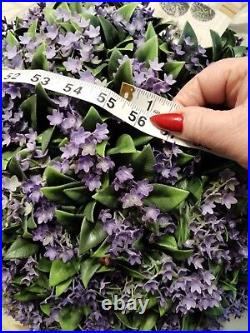 Martha Stewart LARGE TOPIARY PLANT BALL PURPLE JASMINE LILAC FERN 54-56 HTF NEW