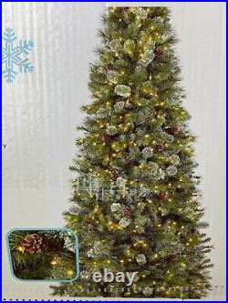 Martha Stewart Living 9′ Feet Pre-Lit Alexander Pine Artificial Christmas Tree