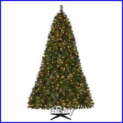 Martha Stewart Pre-Lit LED Alexander Pine Quick-Set Artificial Christmas Tree