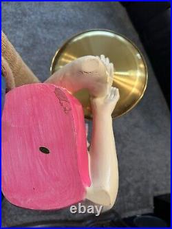 Martha Stewart Valentines Lady Bust Heart Glasses Holding Gold Tray