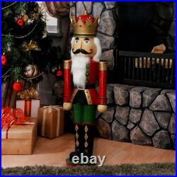 Matthias the Prince Indoor and Outdoor Nutcracker Statue 35 in by Sunnydaze
